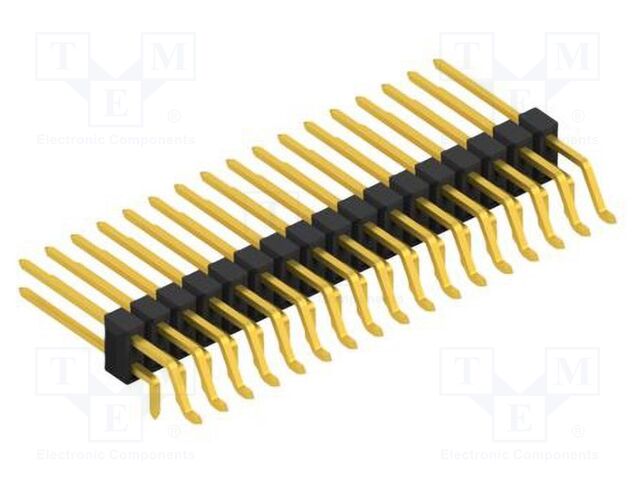 Connector: pin strips; pin header; male; PIN: 34; 2.54mm; SMT,THT