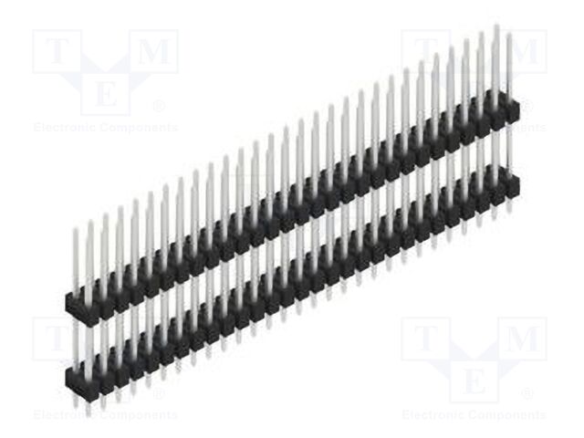 Connector: pin strips; pin header; male; PIN: 58; 2.54mm; THT; 2x29