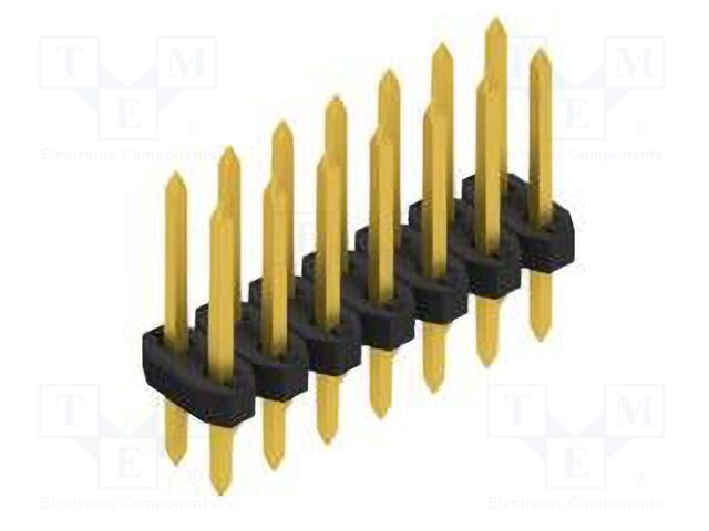 Connector: pin strips; pin header; male; PIN: 14; 2mm; THT; 2x7; 100V