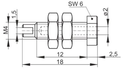 Connector: 2mm banana; socket; 6A; 30VAC; 60VDC; on panel,screw