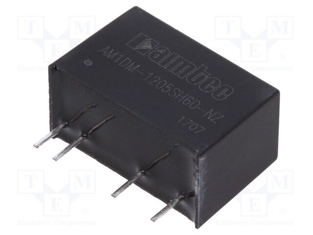 Converter: DC/DC; 1W; Uin: 10.8÷13.2V; 5VDC; Iout: 200mA; SIP7; 4.2g