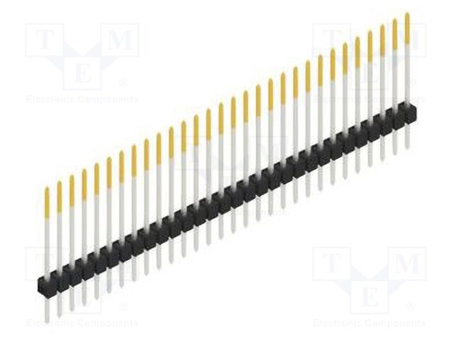Connector: pin strips; pin header; male; PIN: 30; 2.54mm; THT; 1x30