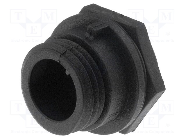 Connector: circular; socket; male; PIN: 10; w/o contacts; IP68; 50V