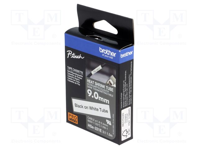 Heat shrink sleeve; Width: 8.8mm; Colour: white; L: 1.5m