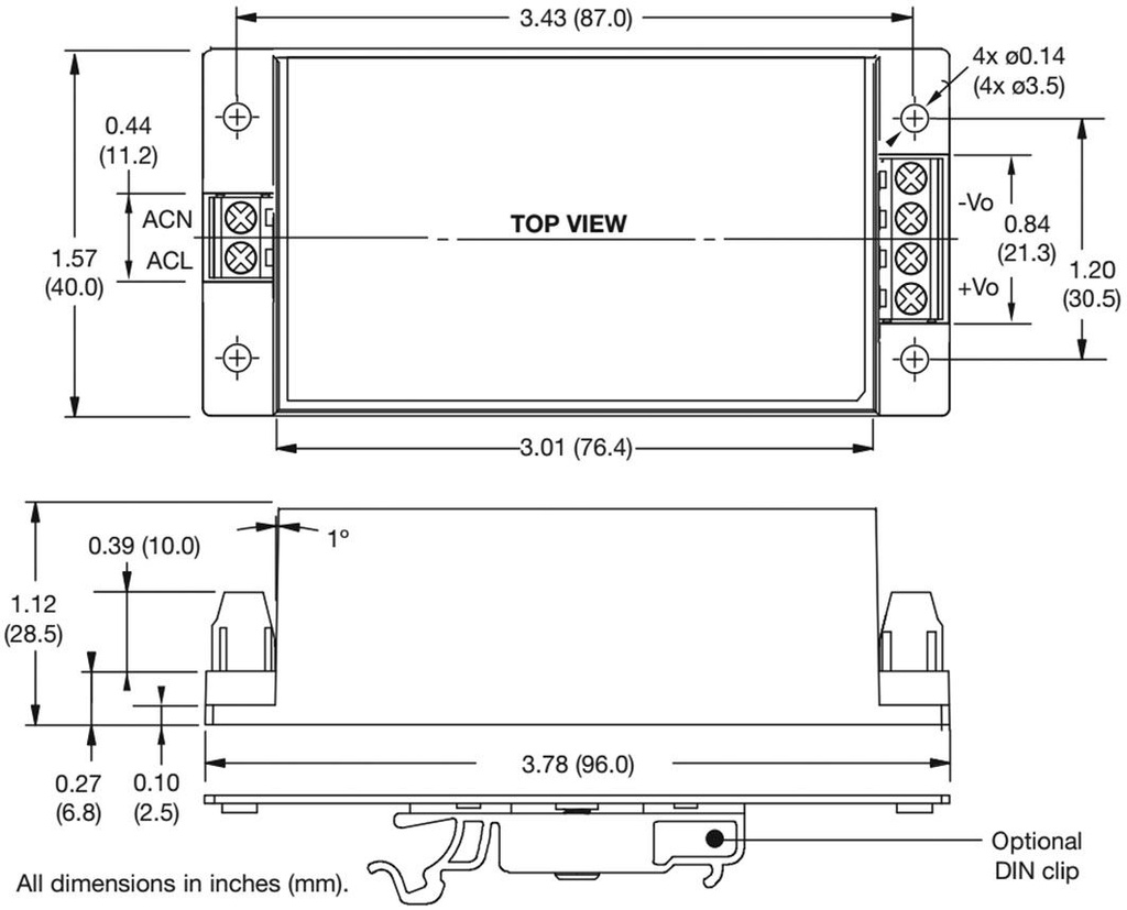 Power supply: switched-mode; 40W; 15VDC; 2.67A; OUT: 1; 170g; 84%