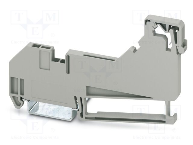 Mounting clamp; PA; ways: 1; W: 5.2mm; H: 102.4mm; Body: grey