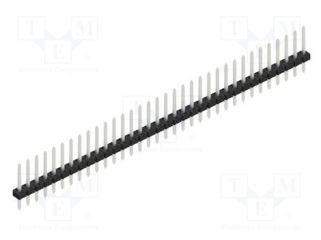 Connector: pin strips; pin header; male; PIN: 34; 2mm; THT; 1x34