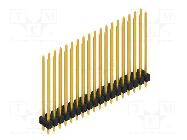 Connector: pin strips; pin header; male; PIN: 36; 2.54mm; THT; 2x18