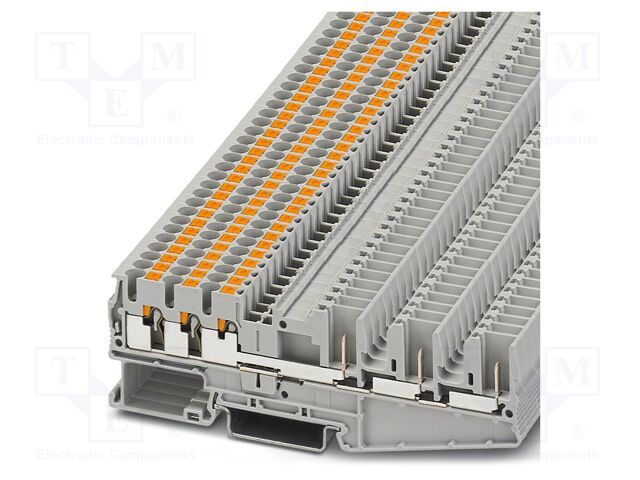 Splice terminal: rail; PT; PA; L: 35.3mm; terminals: 6; W: 5.2mm