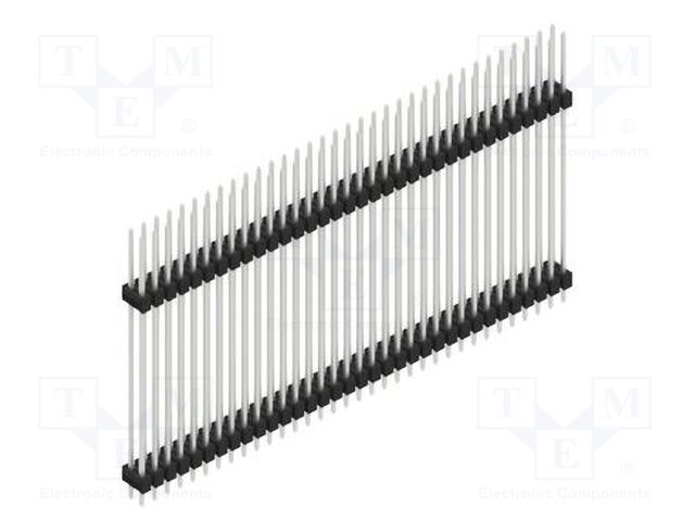 Connector: pin strips; pin header; male; PIN: 68; 2.54mm; THT; 2x34
