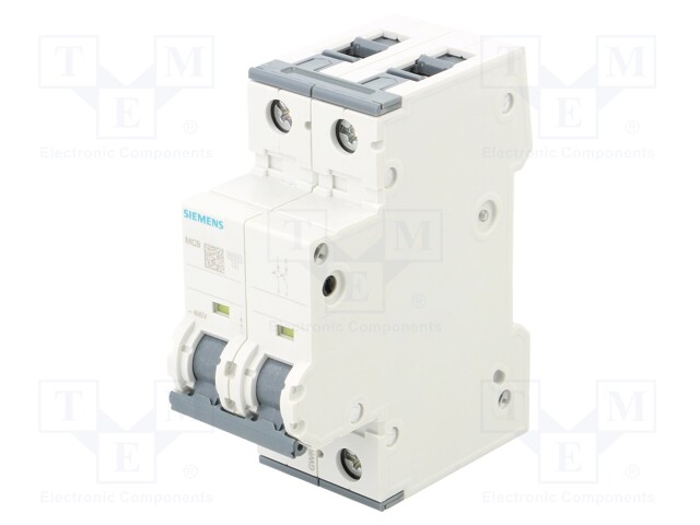 Circuit Breaker, MCB, 5SY4, 2P, 10 kA, 400 V, 80 A