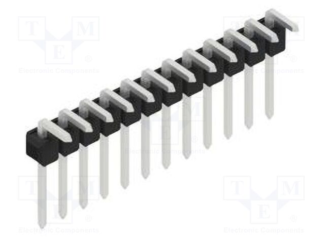 Connector: pin strips; pin header; male; PIN: 12; 2.54mm; THT; 1x12