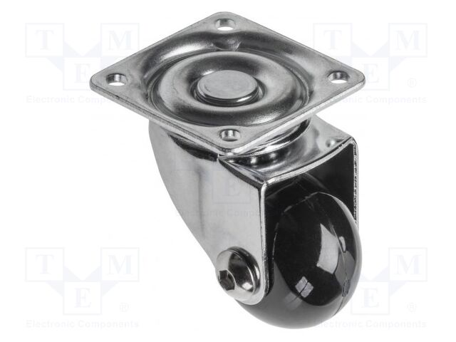 Furniture wheel; Ø: 35mm; without rest position