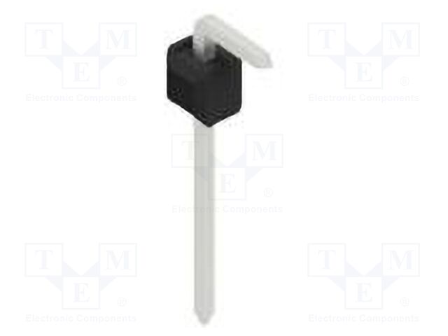 Connector: pin strips; pin header; male; PIN: 1; 2.54mm; THT; 1x1