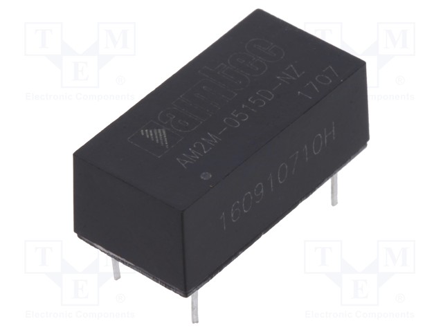 Converter: DC/DC; 2W; Uin: 4.5÷5.5V; Uout: 15VDC; Uout2: -15VDC; 2.8g