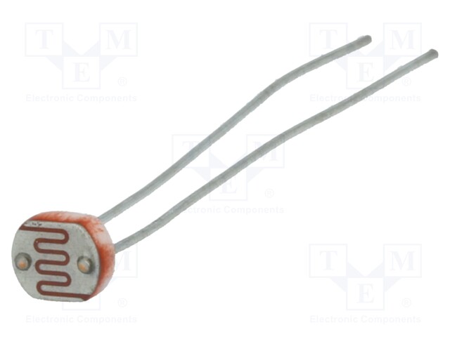 Photoresistor; 100mW; 16÷50kΩ; 560nm; Mounting: THT; 150VDC