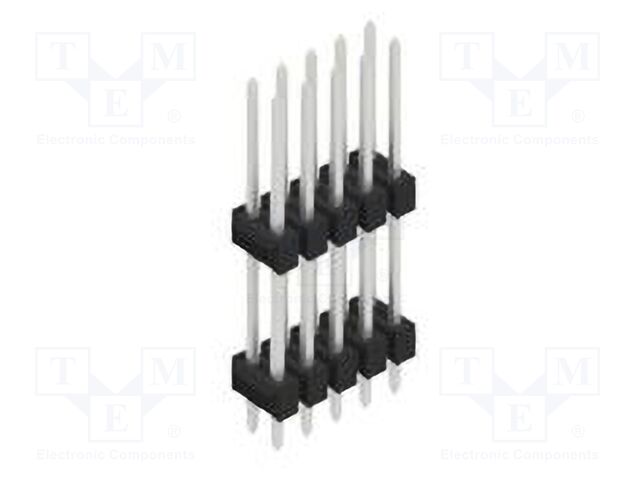 Connector: pin strips; pin header; male; PIN: 10; 2.54mm; THT; 2x5
