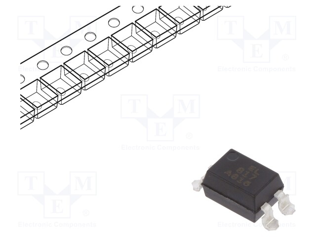 Optocoupler; SMD; Channels: 1; Out: transistor; Uinsul: 5kV; Uce: 35V