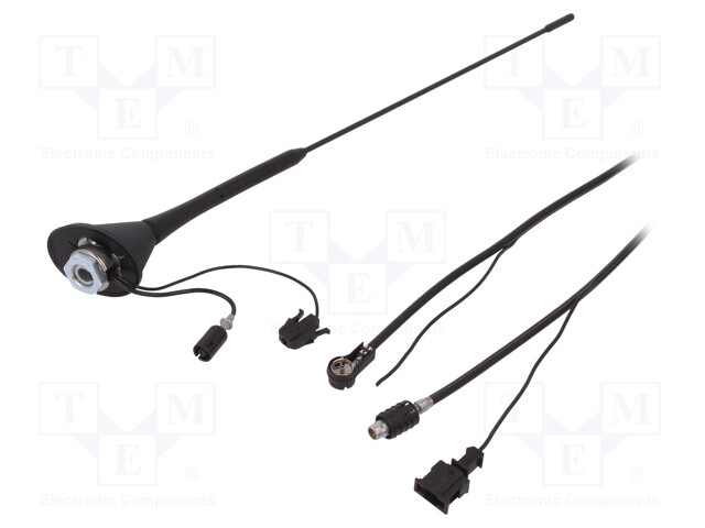 Antenna; car top; 0.4m; AM,FM; universal; 5.6m; 12VDC