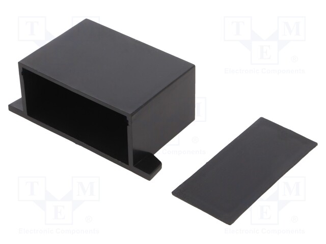 Enclosure: with panel; with fixing lugs; X: 70mm; Y: 50mm; Z: 34mm