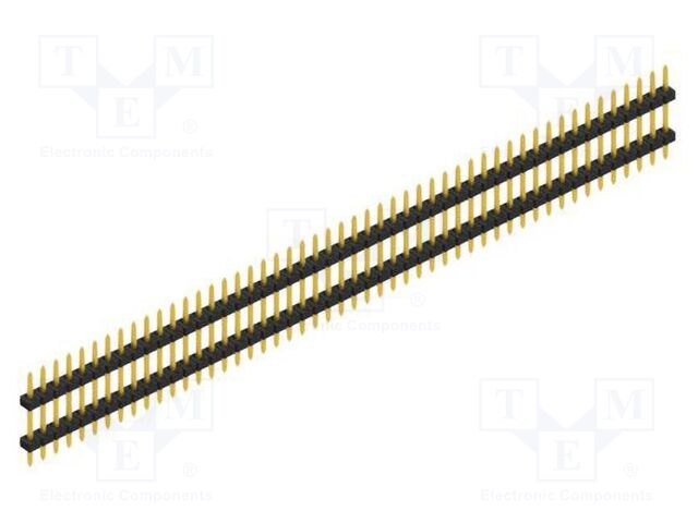 Connector: pin strips; pin header; male; PIN: 50; 2mm; THT; 1x50