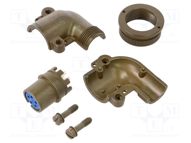 Connector: circular; Series: 97; plug; female; PIN: 5; silver plated