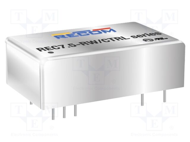 Converter: DC/DC; 7.5W; Uin: 9÷18V; Uout: 9VDC; Uout2: -9VDC; DIP24