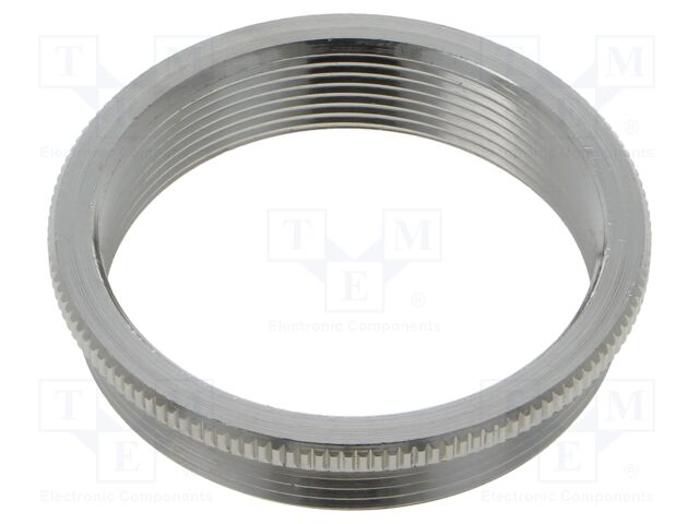 Reduction of threads for glands; Int.thread: PG42; brass; nickel