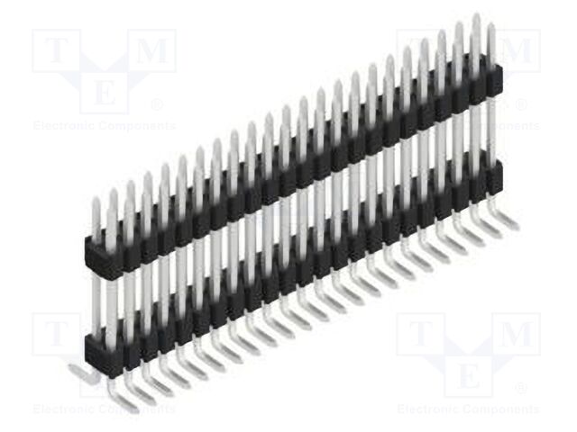 Connector: pin strips; pin header; male; PIN: 46; 1.27mm; SMT; 2x23
