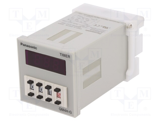 Timer; Range: 0,01s÷9990h; SPDT; 12÷48VAC; 12÷48VDC; Display: LED