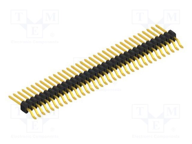 Connector: pin strips; pin header; male; PIN: 34; 1.27mm; SMT; 1x34