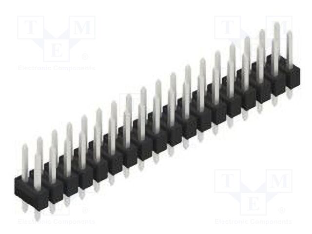 Connector: pin strips; pin header; male; PIN: 36; 2.54mm; THT; 2x18