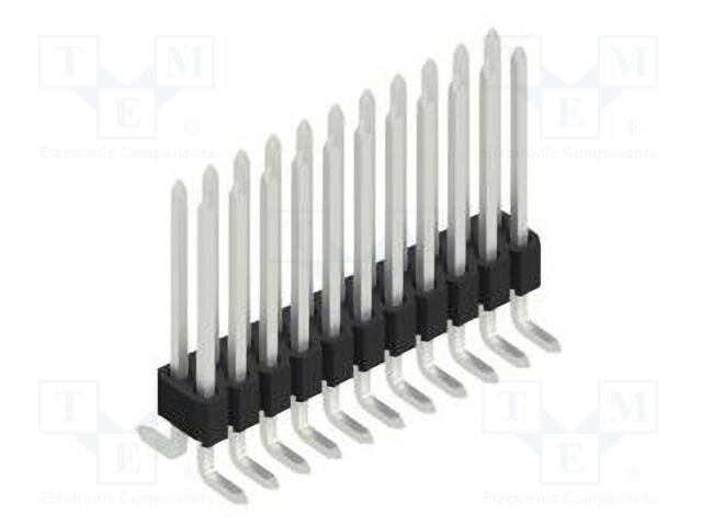 Connector: pin strips; pin header; male; PIN: 22; 1.27mm; SMT; 2x11