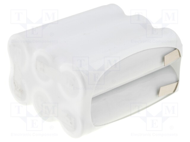 Re-battery: Ni-Cd; AA; 7.2V; 700mAh; Leads: soldering lugs