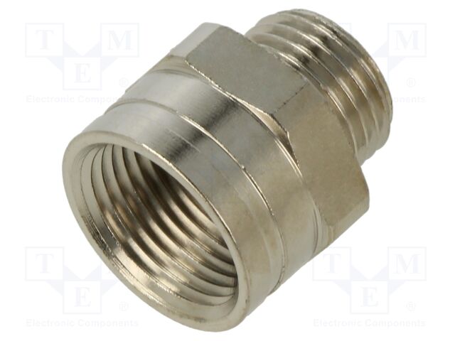 Thread adapter; Int.thread: PG11; Ext.thread: M16; brass