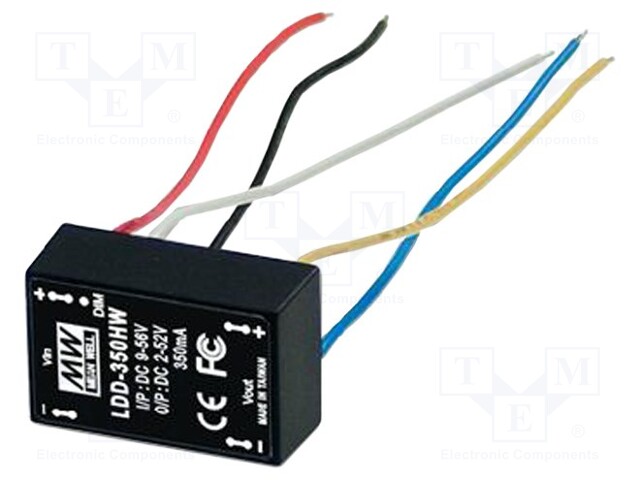 Converter: DC/DC; 15W; Uin: 9÷56V; Uout: 2÷52VDC; Iin: 270mA; 18g