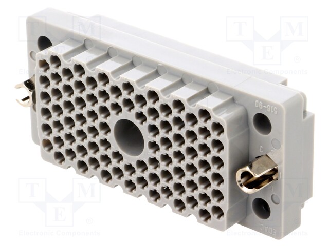 Connector: rectangular; socket; hermaphrodite; Mat: polycarbonate