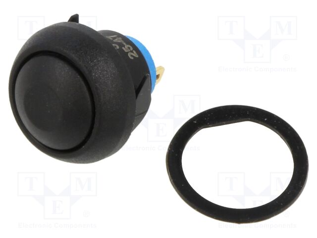 Switch: push-button; Pos: 2; SPST-NO; 400mA/32VAC; 0.1A/48VDC; IP54