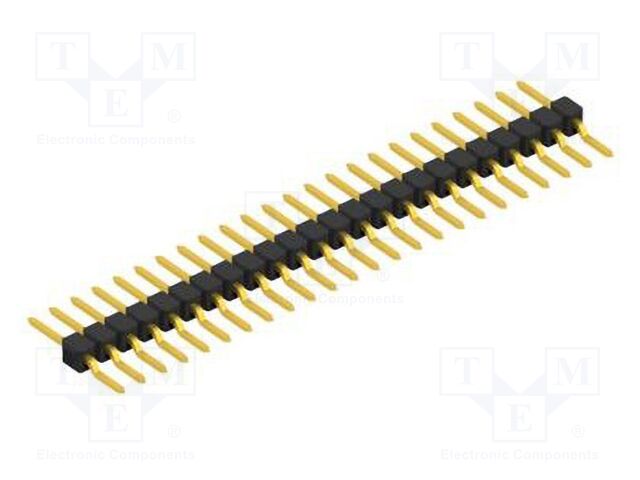 Connector: pin strips; pin header; male; PIN: 24; 2.54mm; SMT; 1x24