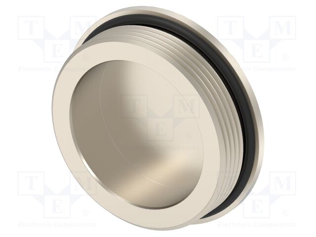 Stopper; brass; IP68; Entrelec; Gland: M40; 9mm; Thread: metric