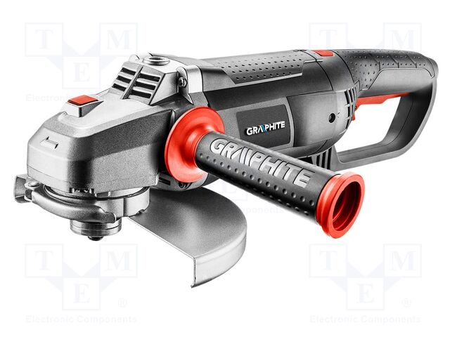 Angle grinder; electric; 2.6kW; 230VAC; Features: soft start