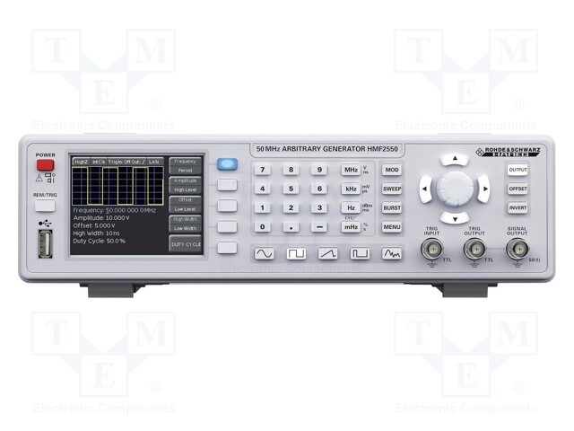 Generator: function; Band: ≤50MHz; LCD 3,5",TFT; Channels: 1