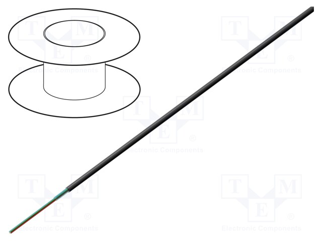 Wire: fibre-optic; Kind: MK-AX2,MetroJET; Øcable: 1.1mm