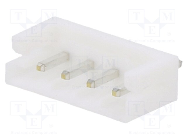 Wire-board; socket; male; EH; 2.5mm; PIN: 4; THT; 250V; 3A; -25÷85°C
