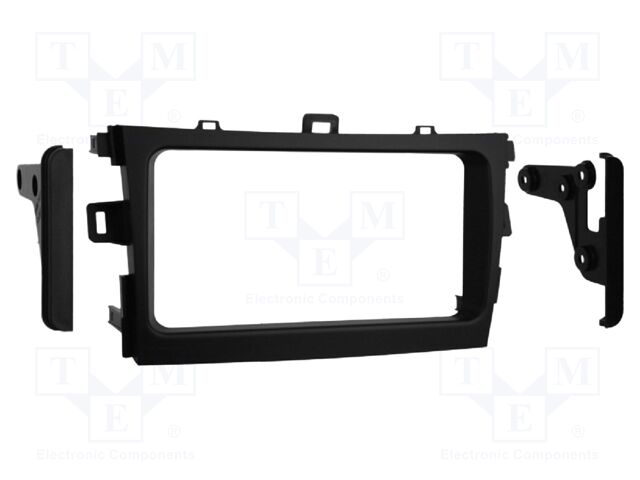 Radio frame; Toyota; 2 DIN; black