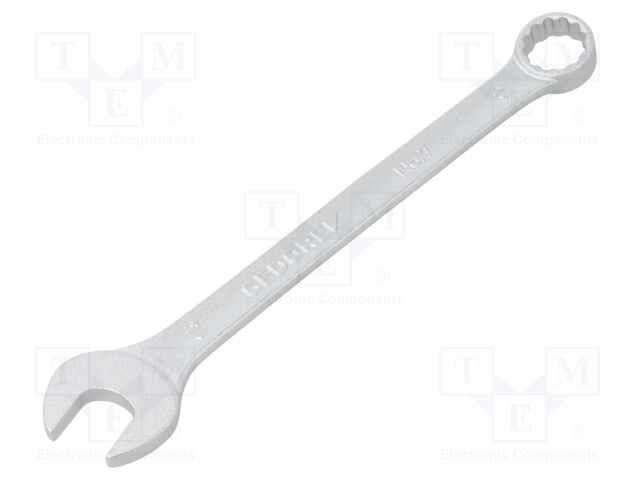 Wrench; combination spanner; 14mm; tool steel; thin; 7 MM; L: 180mm