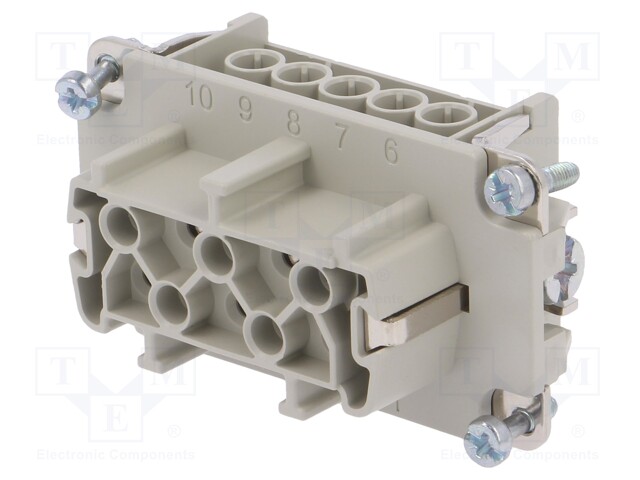 Connector: rectangular; female; EPIC H-BVE; PIN: 5; 5+PE; 16A; 630V