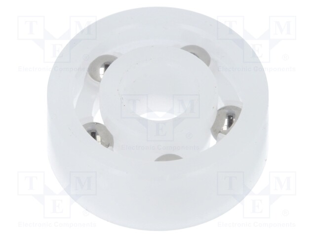Bearing: ball; Øint: 4mm; Øout: 13mm; W: 5mm; Cage: polyamide
