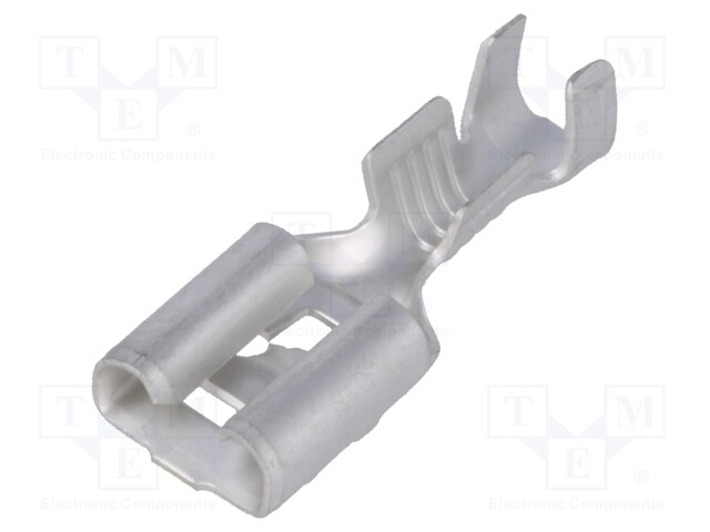 Terminal: flat; 6.3mm; 0.8mm; female; 1÷2.5mm2; crimped; for cable