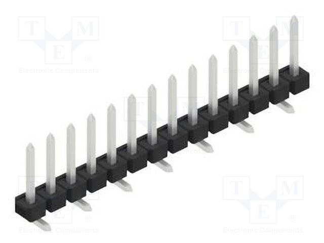 Connector: pin strips; pin header; male; PIN: 14; 2.54mm; SMT; 1x14